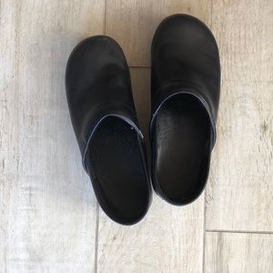 Dansko Black Clogs